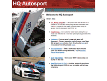 Tablet Screenshot of hqautosport.com